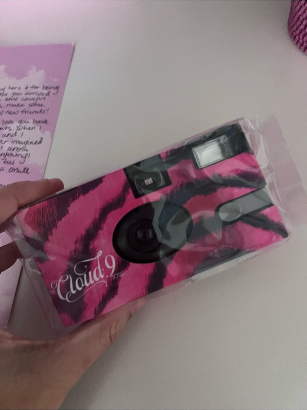 RARE Megan Moroney The Cloud 9 Tour VIP Merch Letter and Camera - Picture 4 of 4